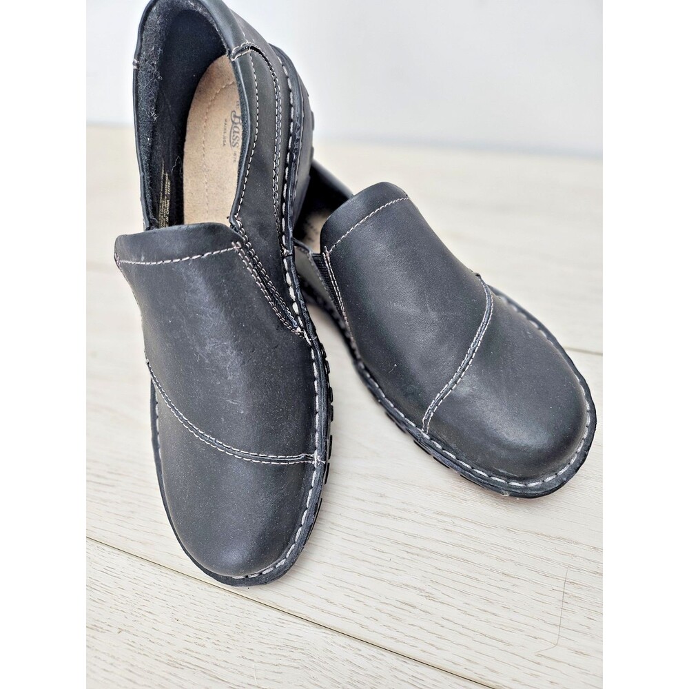 Women's Bass Brand Slides - Slip On Sandal Shoes - Black - 8.5W